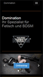 Mobile Screenshot of domination.de